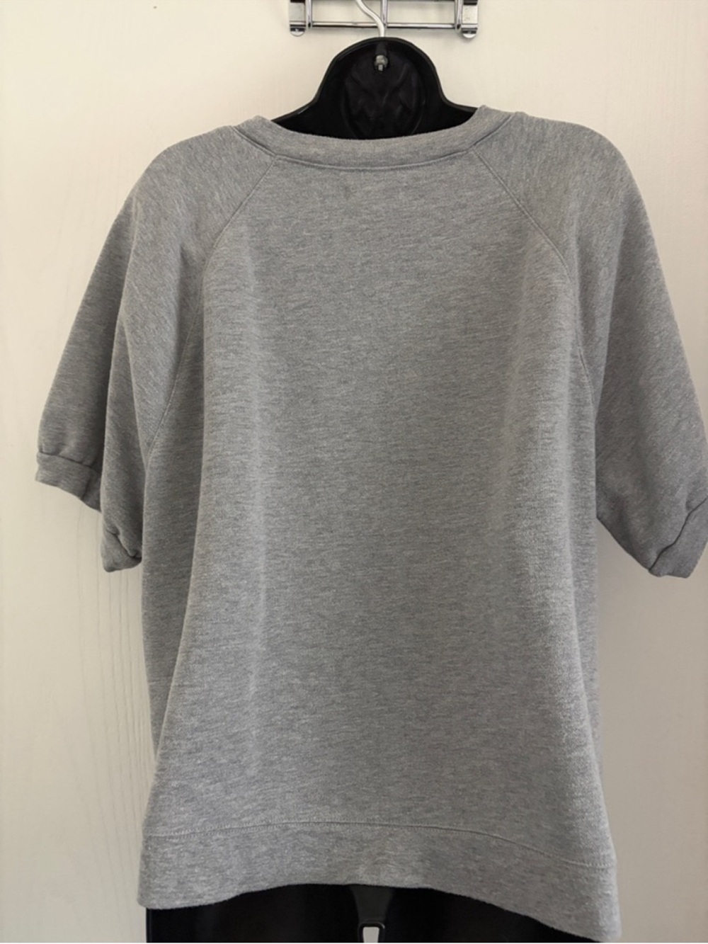 Madewell Short-Sleeve Crewneck Sweatshirt in Heather Gray - Picture 2 of 5